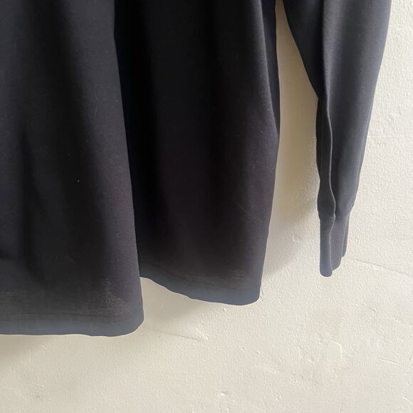 Tommy Hilfiger Vintage Polo Long Sleeve Black Size XL Pinehurst 1895 Preppy Golf - Picture 9 of 10